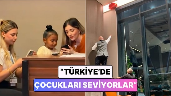 Türkiye'ye Gelen Turist Aile Ülkedeki Personellerin Küçük Bir Kızlarına Gösterdiği İlgiyi Paylaştı