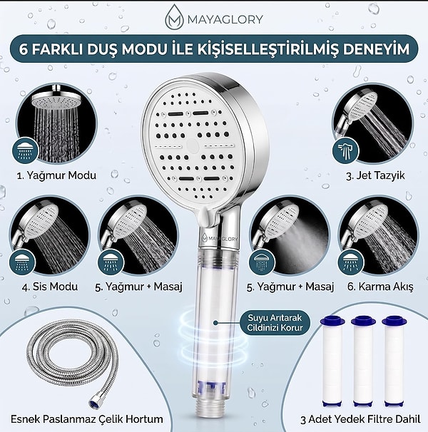 Duş keyfinizi üst seviyeye taşıyın!