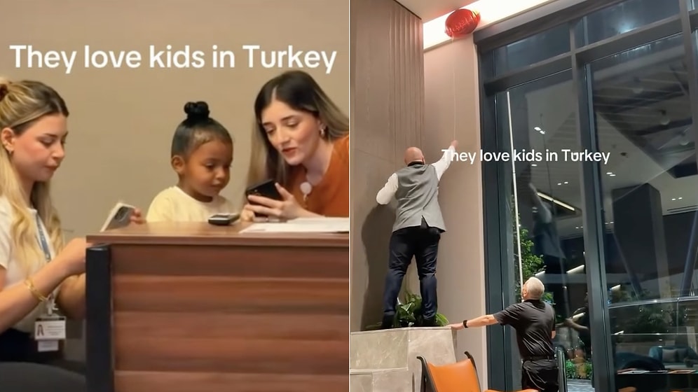 Traveler Captures Heartwarming Moment as Turkish Workers Care for Young Girl