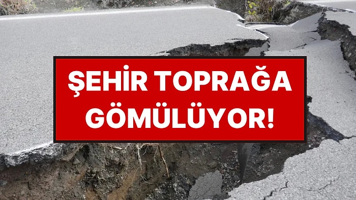 Mezarlıklar Bile Çöküyor: Aniden Açılan Dev Obruklar Şehri Yutmaya Başladı