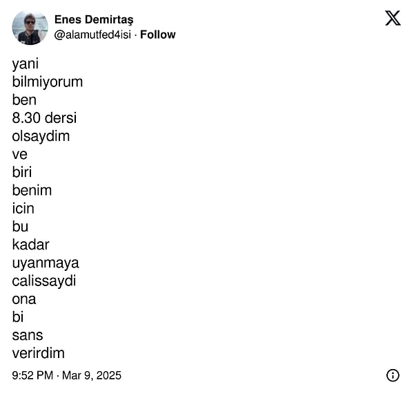 Bir şans hak etmiş.