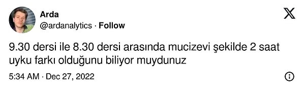 Uykunun matematiği.