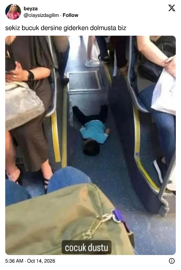 Sekiz buçuk dersiyle kapatalım.