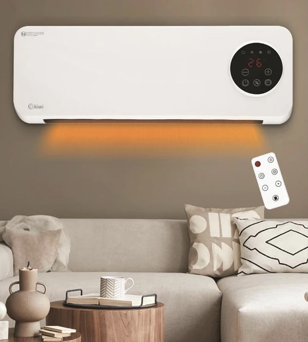 Kiwi KHT 8490 2000 W duvar tipi fanlı ısıtıcı sepete özel 2.514 TL yerine net 2.262,60 TL!