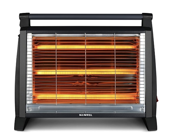 Kumtel LX-2832 siyah quartz soba sepete özel 1.869 TL yerine net 1.682,10 TL!
