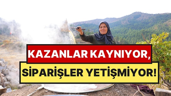 Mahallede Dev Kazanlarda 4 Saat Kaynatılıyor