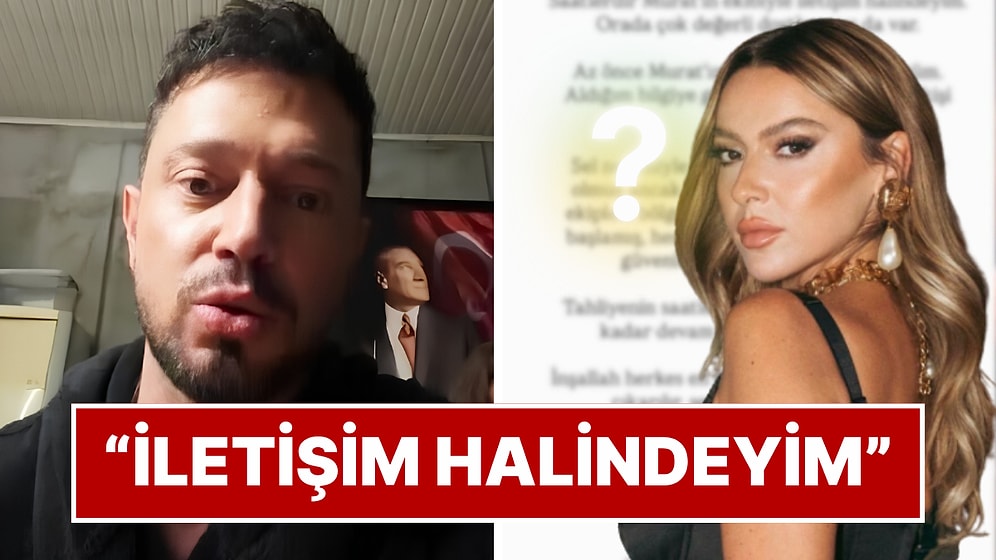 Yakın Arkadaşı Murat Boz Selde Mahsur Kalmıştı: Hadise'den Açıklama Geldi!