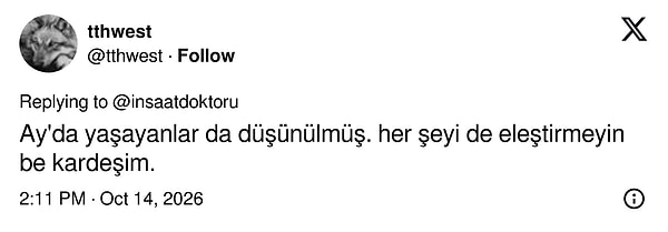 Ay'dakiler de düşünülmüş