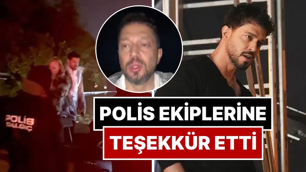 Sel Sularında Mahsur Kalan Murat Boz Kendisini Kurtaran Polis Dalgıçlara Teşekkür Etti