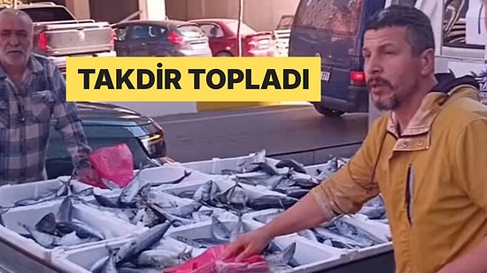 Kamyonetine 'Hayrına Hayrat' Yazan Zonguldaklı Balıkçı Palamutları Bedava Dağıttı