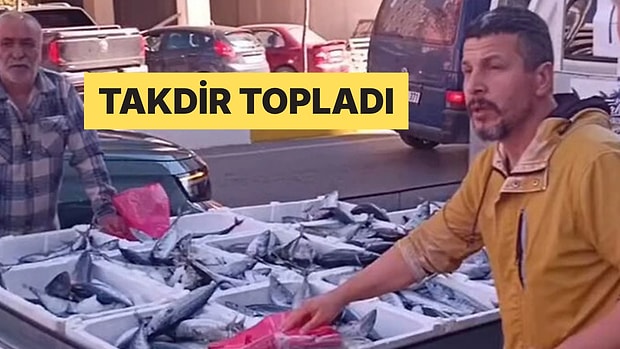 Kamyonetine 'Hayrına Hayrat' Yazan Zonguldaklı Balıkçı Palamutları Bedava Dağıttı
