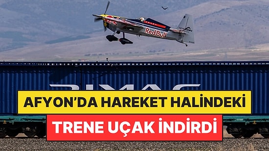 Hareket Halindeki Trene Uçak İndirdi: Ardından Yeniden Havalandı
