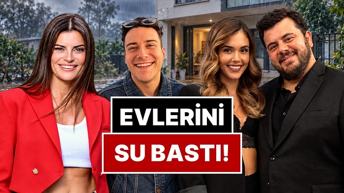 İstanbul'daki Sağanak Ünlülerin Evlerini Vurdu: Alişan'ın Bodrumunu Su Bastı, Berfu Yenenler Fena Korktu!