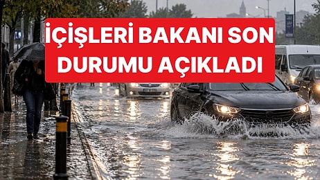 İçişleri Bakanı Çiftçi Açıkladı, Selde İstanbul'da 5 Kocaeli'de 1 Kişi İçin Kayıp İhbarı Yapıldı