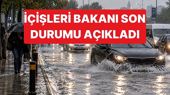 İçişleri Bakanı Çiftçi Açıkladı, Selde İstanbul'da 5 Kocaeli'de 1 Kişi İçin Kayıp İhbarı Yapıldı