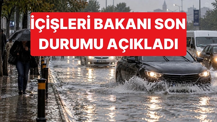 İçişleri Bakanı Çiftçi Açıkladı, Selde İstanbul'da 5 Kocaeli'de 1 Kişi İçin Kayıp İhbarı Yapıldı