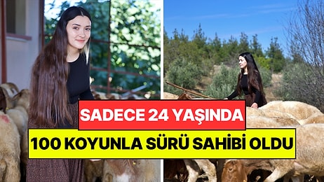 Baba Mesleğini Seçti: Sadece 24 Yaşında 100 Koyunla Sürü Sahibi Oldu