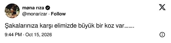 Büyük koz geri döndü.