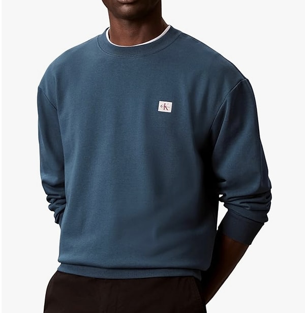 Calvin Klein bisiklet yaka erkek sweatshirt %36 indirimle net 2.548,52 TL!