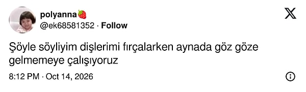 Diş fırçalarken göz teması yasak