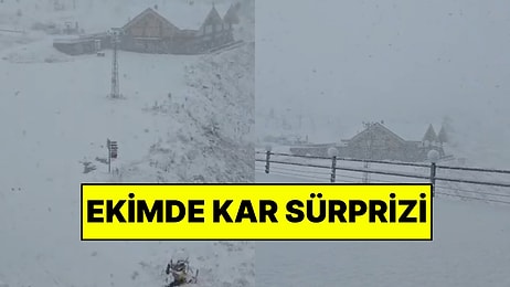 Bir Kente Lapa Lapa Kar Yağdı: Ekimde Kar Sürprizi