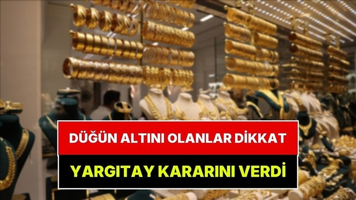 Yargıtay'dan 'Mehir Altın' Kararı