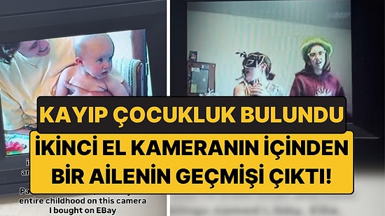 20 Yıllık Görüntüler: Aldığı İkinci El Kamerada Bir Ailenin Tüm Geçmişi Çıktı!