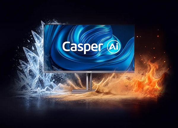 Casper Nirvana AIO A870, 27 inç 2K QHD IPS ekranı ve 19.6 mm ince gövdesiyle ev ve ofis için tasarlanmış bir all in one PC