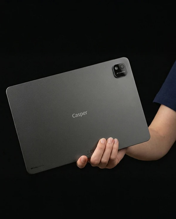 Şarjı uzun giden, sağlam bir tablet mi? Casper PAD M10'da 8.000 mAh batarya, 20W şarj ve alüminyum alaşım gövde var