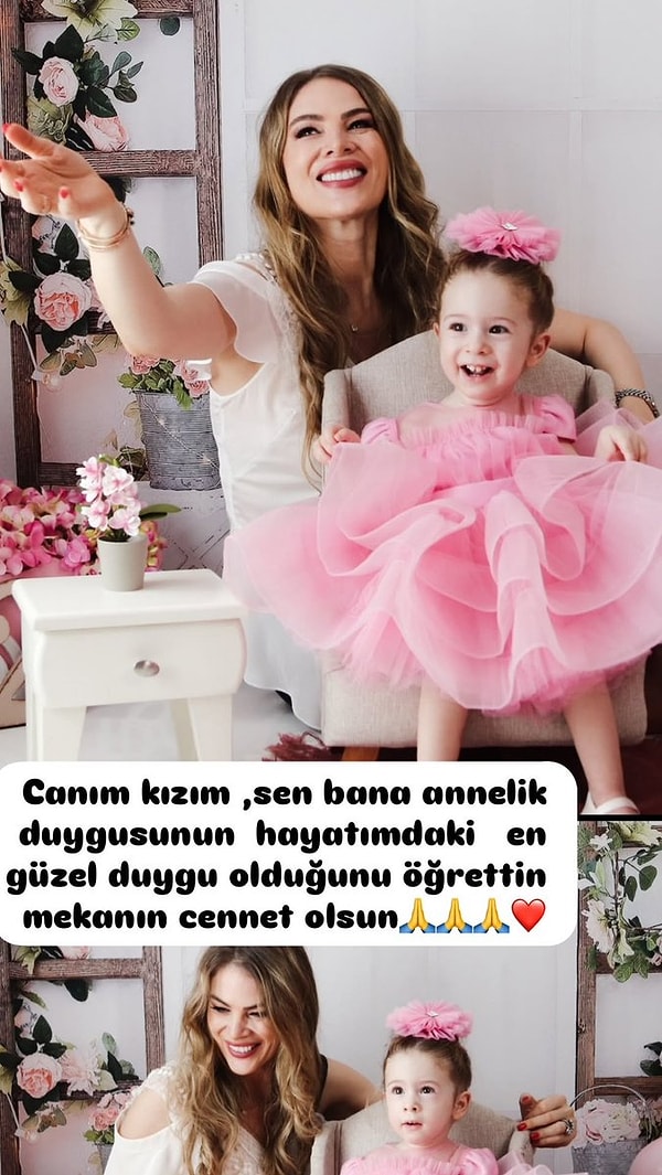 Kızı Alya'yı kaybeden Fatoş Seğmen, acısını “Canım kızım” diye başladığı mesajıyla paylaştı.