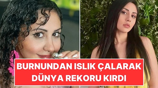 Burnundan Islık Çalarak Dünya Rekoru Kırdı