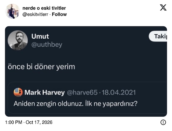 "Aniden" deyince panik yaptık bile.
