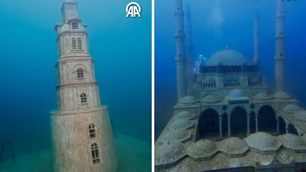 MiniaEdirne Projesi kapsamında Edirne'nin simge yapılarının minyatürleri Saros Körfezi'ne yerleştirildi.