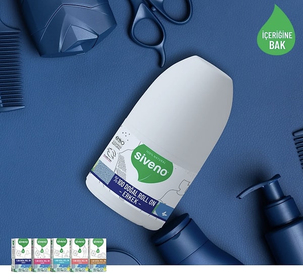 Siveno %100 doğal erkek roll-on 2'li paket Büyük Ekim'de ek %15 indirimde!