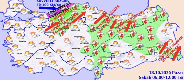 Yapılan son değerlendirmelere göre Türkiye genelinin parçalı ve çok bulutlu geçeceği tahmin ediliyor.