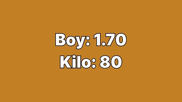 Boy 1.70 Kilo: 80