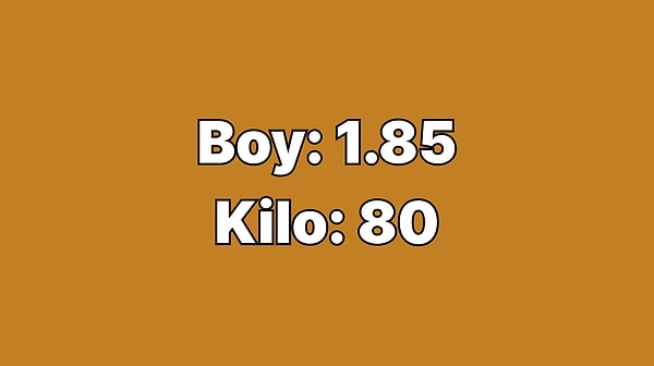Boy 1.85 Kilo: 80
