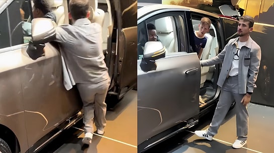 Child Climbs Into Display Vehicle at Auto Show and Instantly Crashes It Into a Wall