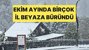 Ekim Ayında Kar Sürprizi, Uludağ'dan Ilgaz'a Birçok İlin Yüksek Kesimleri Beyaza Büründü