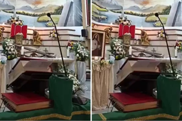 Görüntülerde Çığlıklar Yükseldi, Bir Kadın "Baba, Baba... Ambulans Çağırın!" Diye Seslendi.