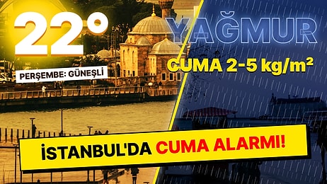 Yağmur Yeniden Geliyor: İstanbul'da 23 Ekim Cuma Günü Sağanak Alarmı