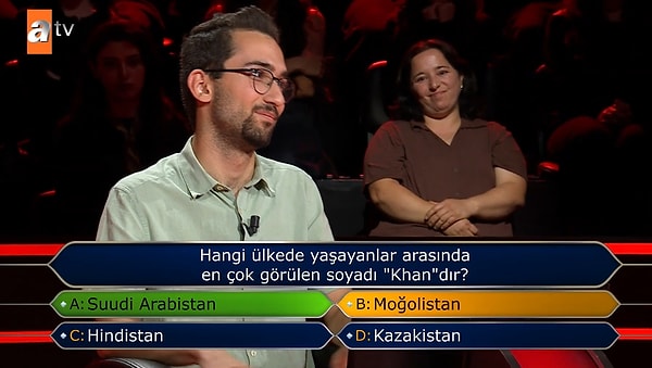 Khan soyadı en çok hangi ülkede sorusunun cevabı, Semih Danacıoğlu'nu şaşkına çevirdi.