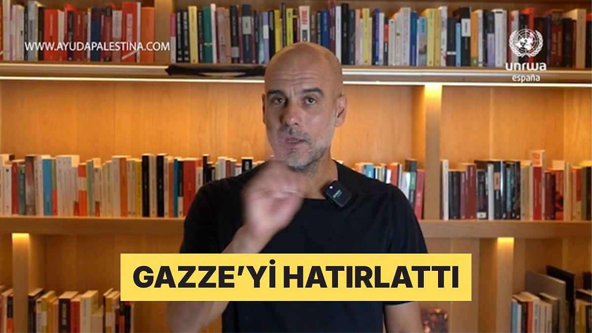 Pep Guardiola'dan Filistin'e Destek Videosu: "Onlar Rakam Değil, İsmi ve Yüzü Olan Hayatlardı"