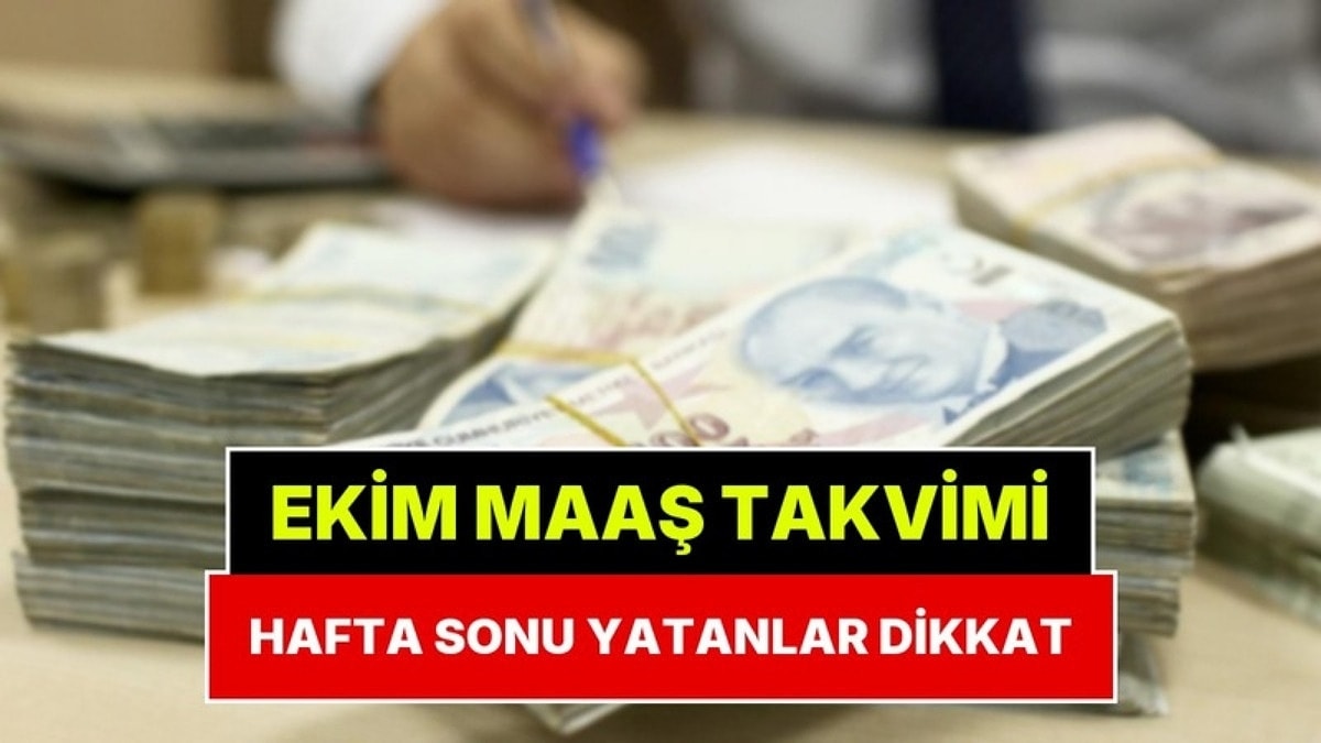 Emeklinin Maaşı Hafta Sonu Yatıyor: SSK ve Bağ-Kur Ekim Ödeme Takvimi Belli Oldu