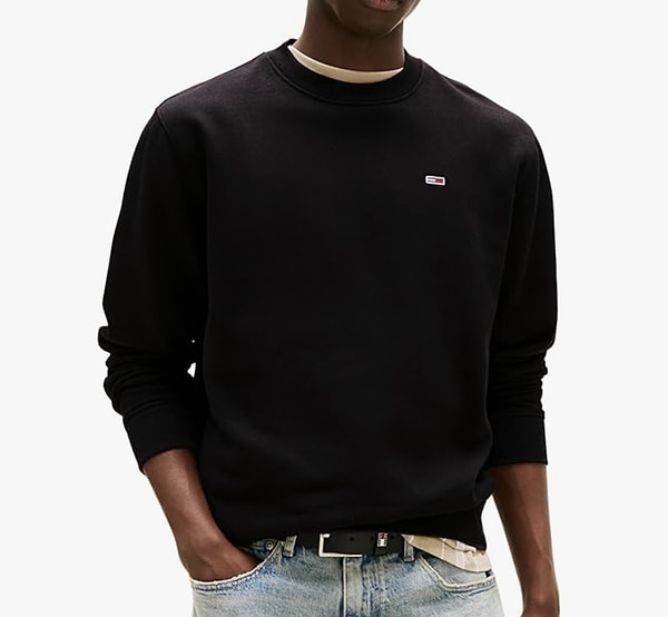 Tommy Jeans TJM Reg Flag Crew erkek sweatshirt son 30 günün en düşüğü net 2.373,97 TL!