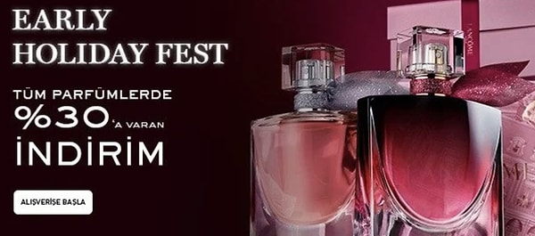 Lancôme Ekim fırsatları: Parfümlerde %30'a varan indirim ve hediye çantalı Beauty Box!