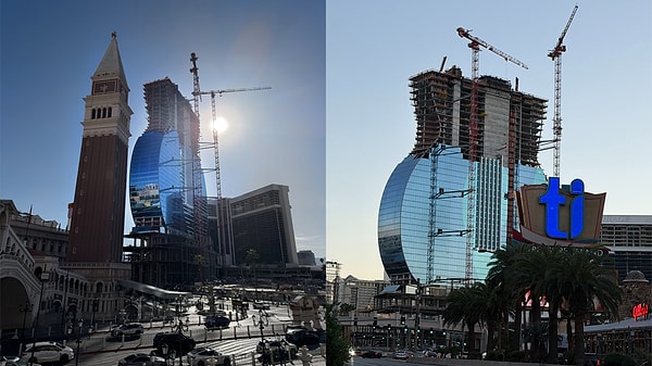 Eski Mirage'ın yerine yükselen proje, Las Vegas'ın sıra dışı mimariye yönelen yeni dönemini sembolleştiriyor.
