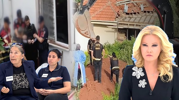 Mehmet Çabuk'a ait olduğu değerlendirilen kemikler, bahçede betonun altında 2,5 metre derinlikte bulundu.