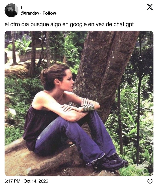 "Geçen gün bir şey aratmak için ChatGPT yerine Google'ı kullandım."