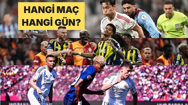 Derbiler, Şampiyonlar Ligi, El Clásico: Futbolseverler Bu Hafta Futbola Doyacak